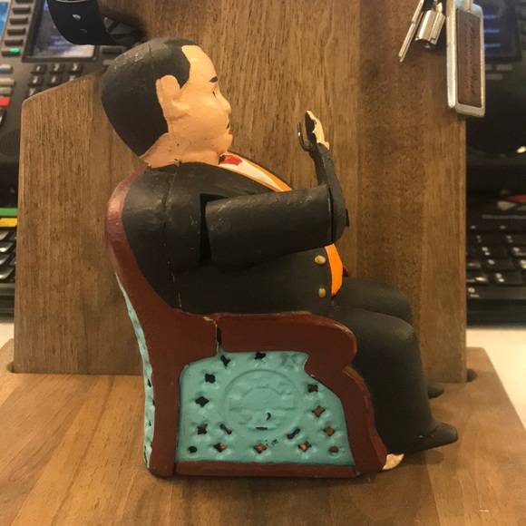 Cast Iron Tammany Bank 1875 - Picture 2 of 4